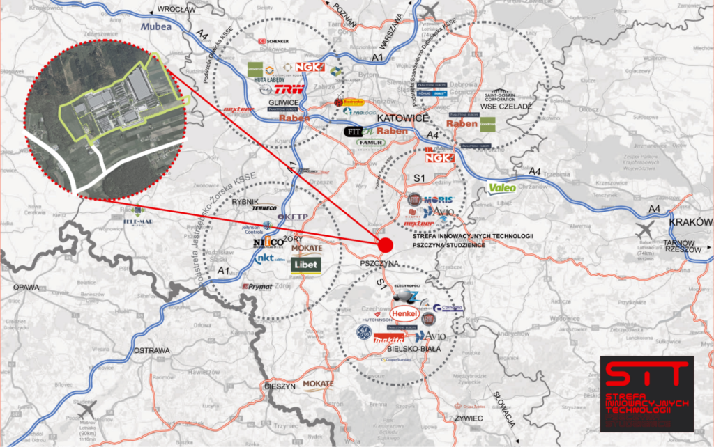 Położenie Terenu Inwestycyjnego w Strefie Innowacyjnych Technologii